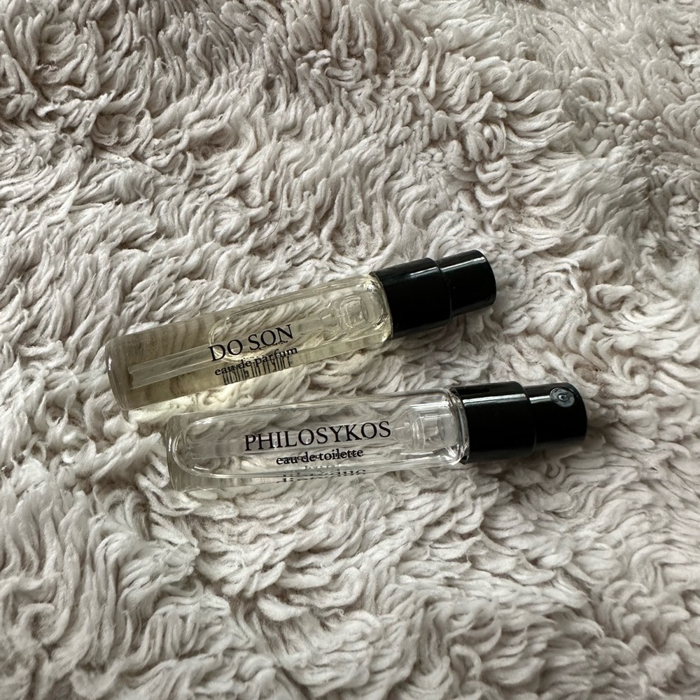 Diptyque samples Doson and Philosykos